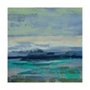 Trademark Fine Art Silvia Vassileva 'Teal Wave Ii' Canvas Art, 24x24 WAP07779-C2424GG